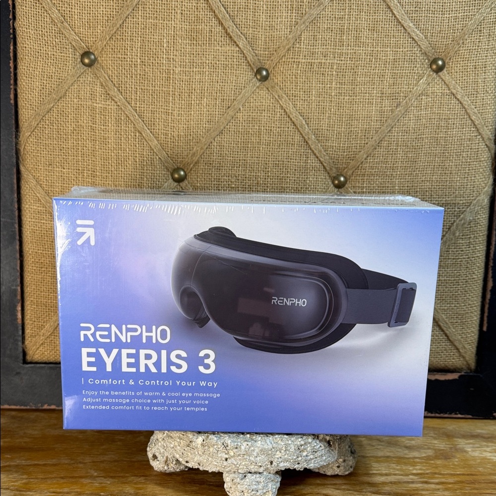 Renpho Eyeris 3 Eye Massager Black‎ Hot & Cold  New in Box